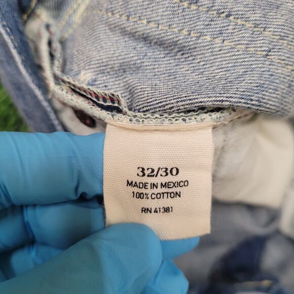 VTG 90s Polo Ralph Lauren Jeans Mens 32x31 (Tagged 32x30) Faded Tapered Leg - Picture 11 of 11